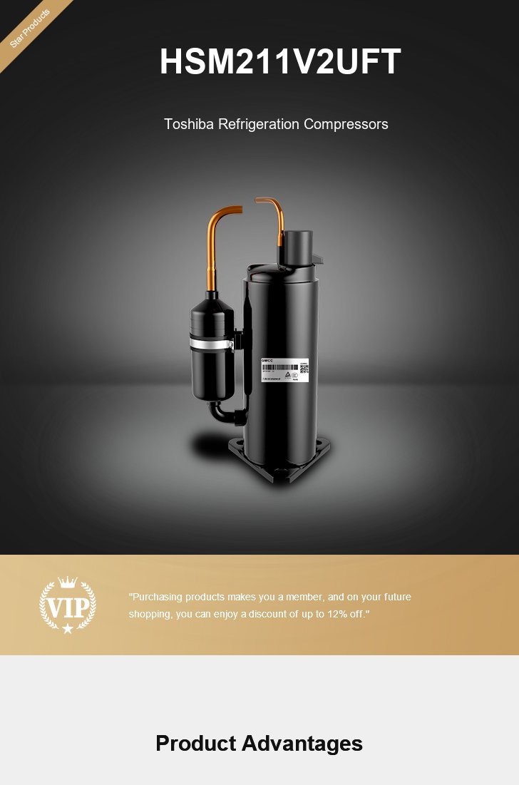 Toshiba Compressor HSM211V2UFT, technical parameters pdf, structure diagram